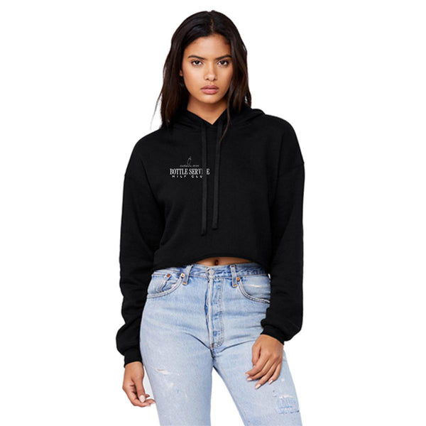 Bottle Service Crop Hoodie