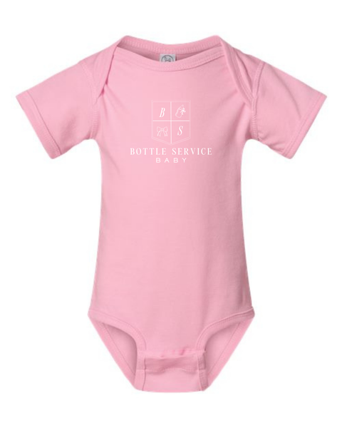 Bottle Service Baby! Bows & Bottles Onesie