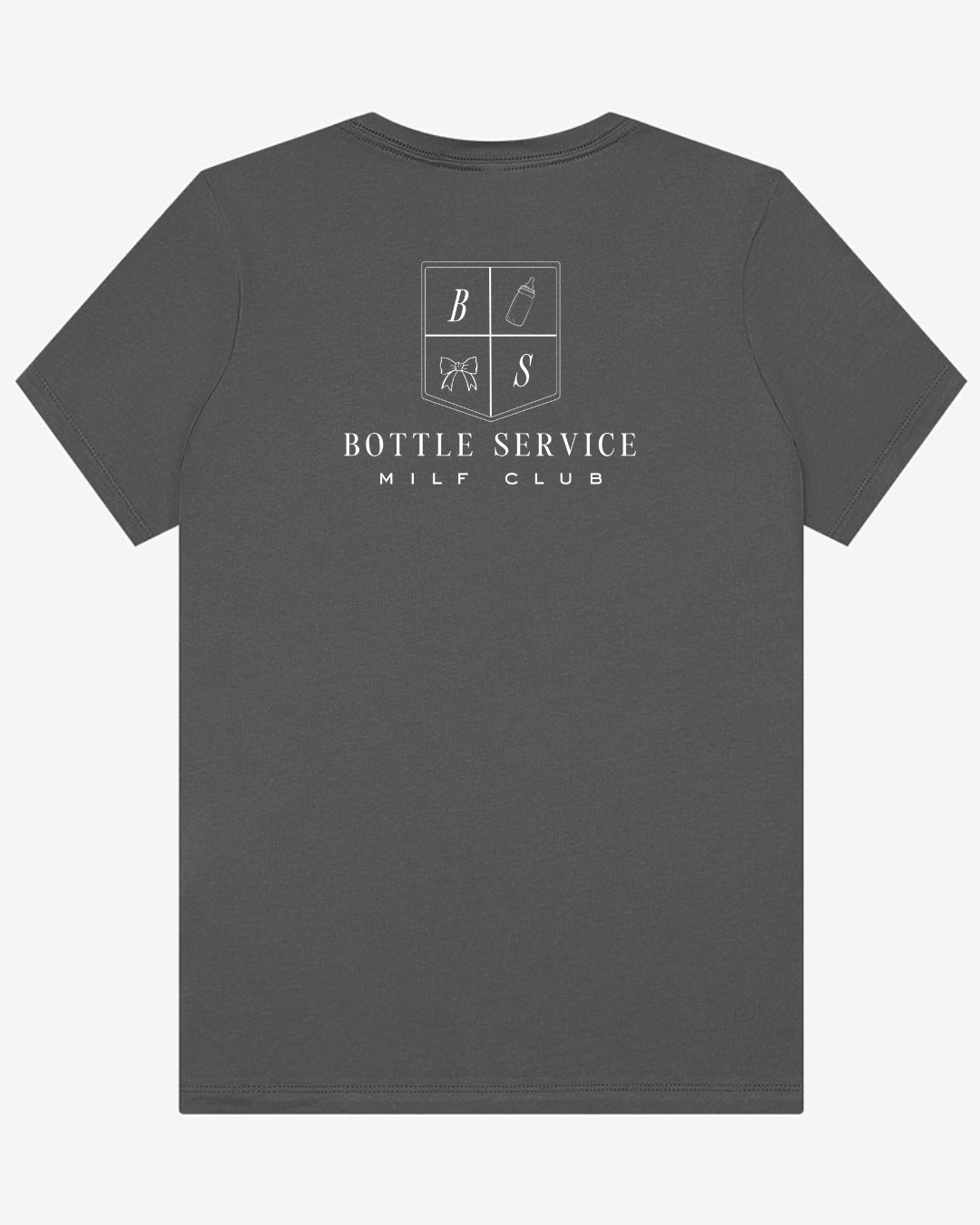 Bottle Service Milf Club Crest Tee