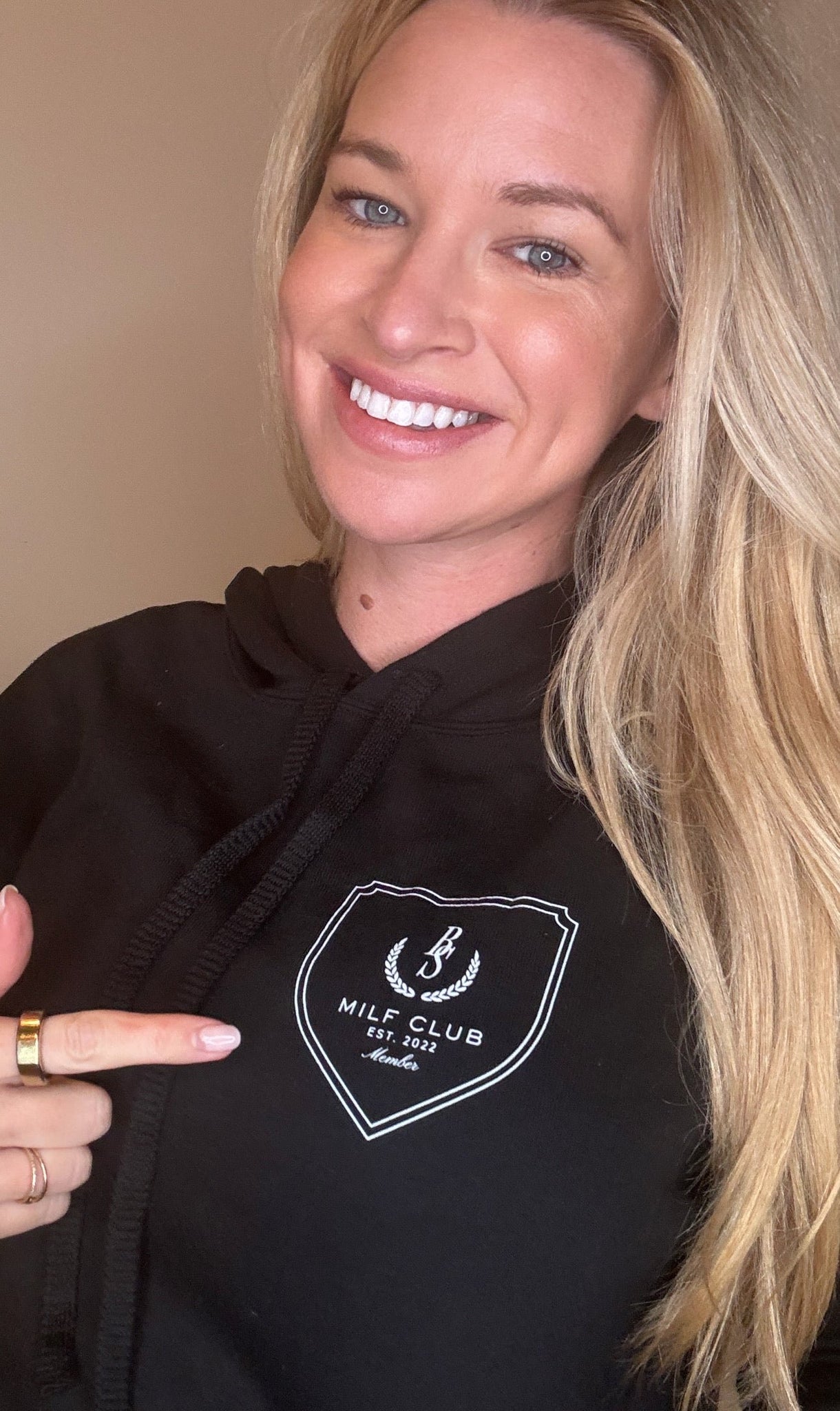 Bottle Service Crest Crop Hoodie